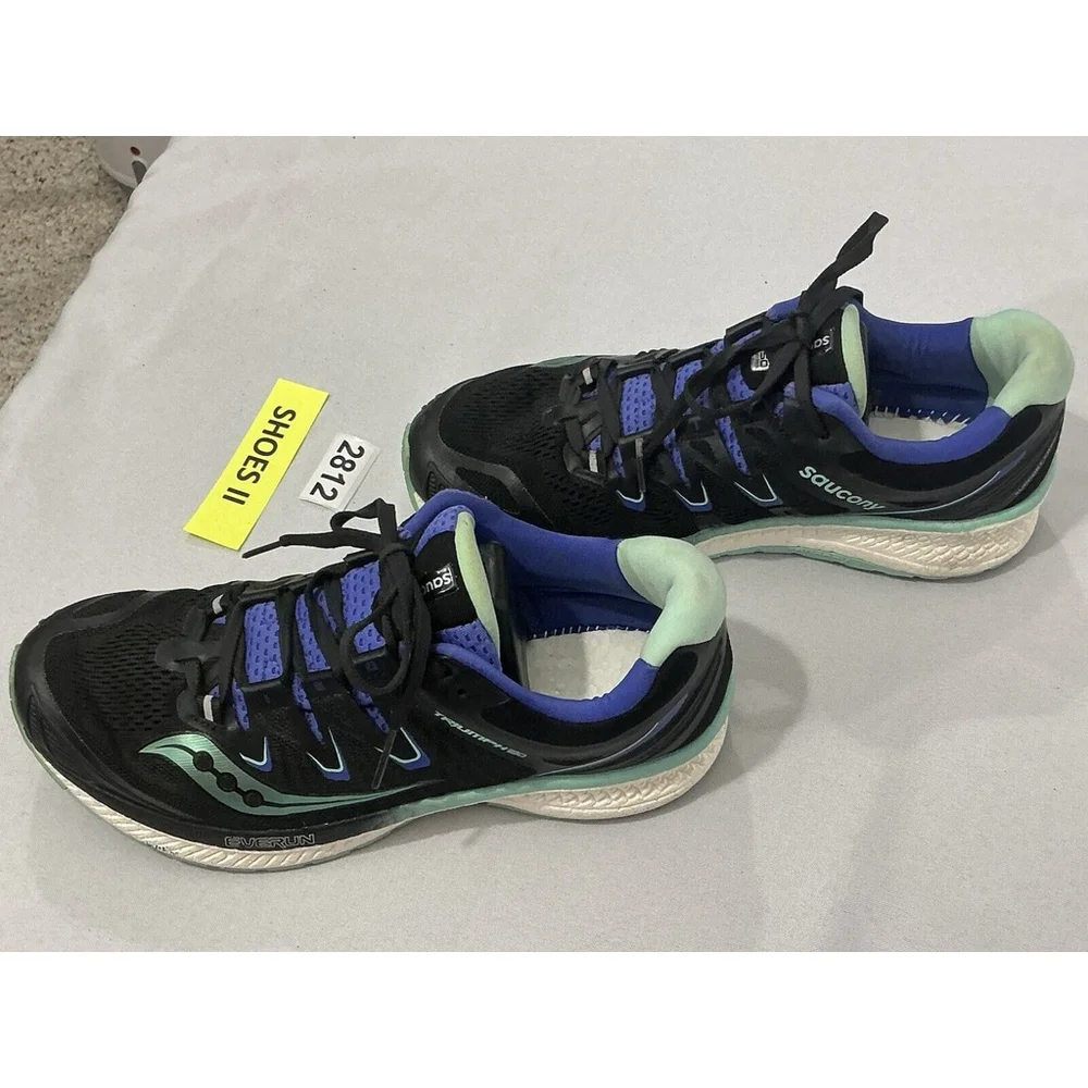 Womans Saucony S10413-4 Triumph 9.5 Lace Up Running Sneakers Multicolor